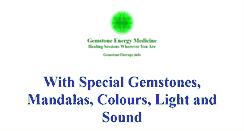 Desktop Screenshot of gemstonetherapy.info